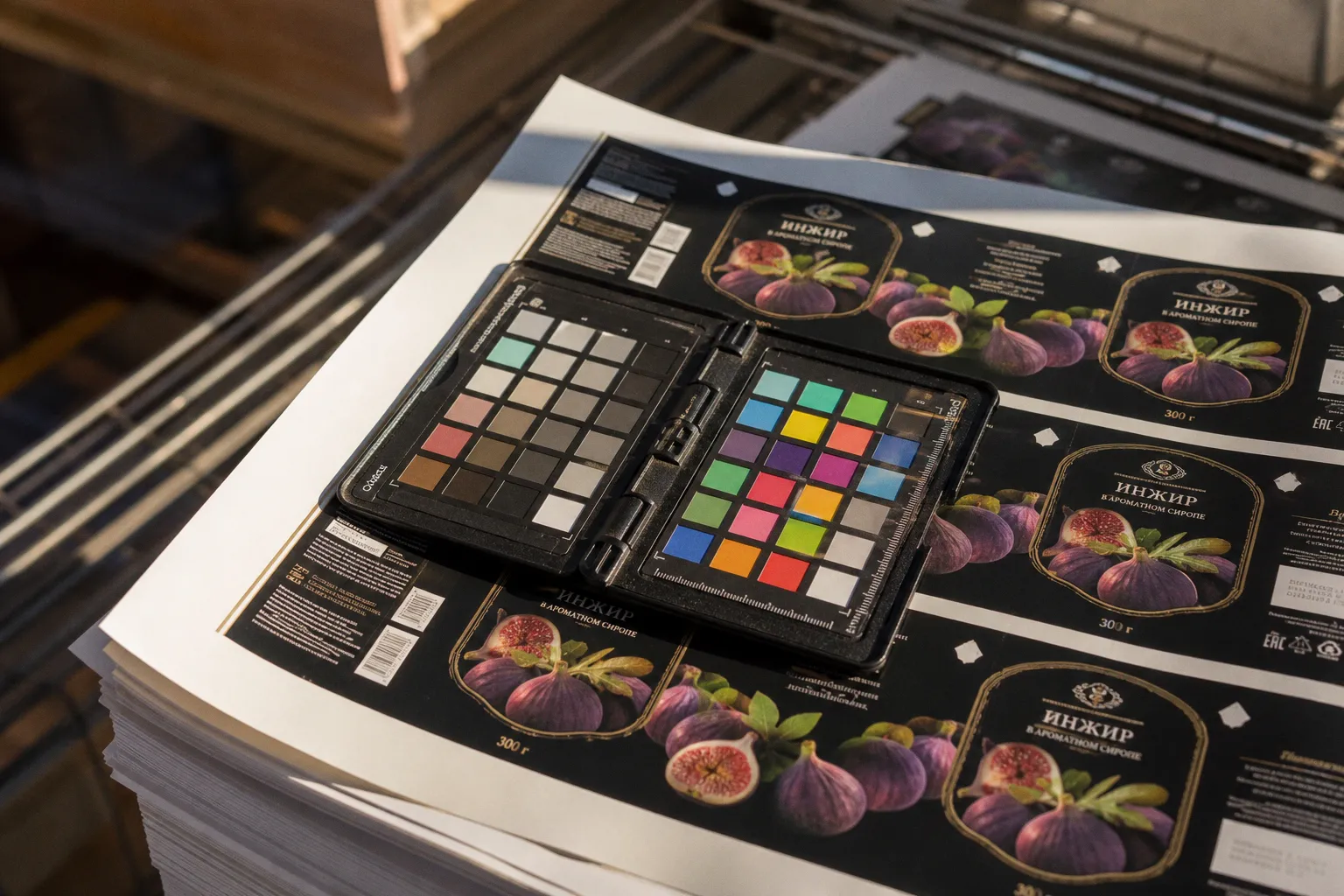Параметры цвета в полиграфии: проверка макета этикетки на RGB и CMYK
