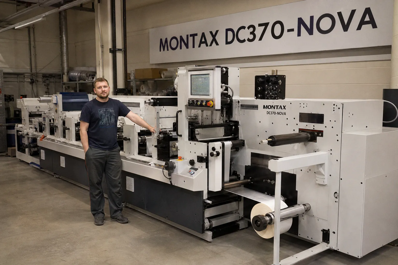 Новая линия ротационной высечки MONTAX DC370-Nova в типографии «Альянс»